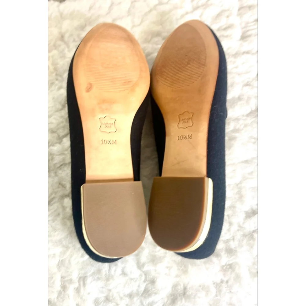 Talbots Ryan Embroidered Dog Loafer- Flannel Women Size 10.5 - Picture 8 of 9